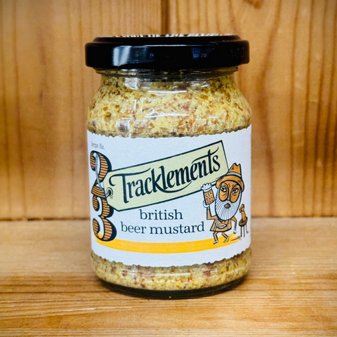 Tracklements British Wholegrain Beer Mustard 140g jar