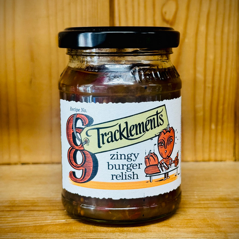 Tracklements Zingy Burger Relish 180g jar